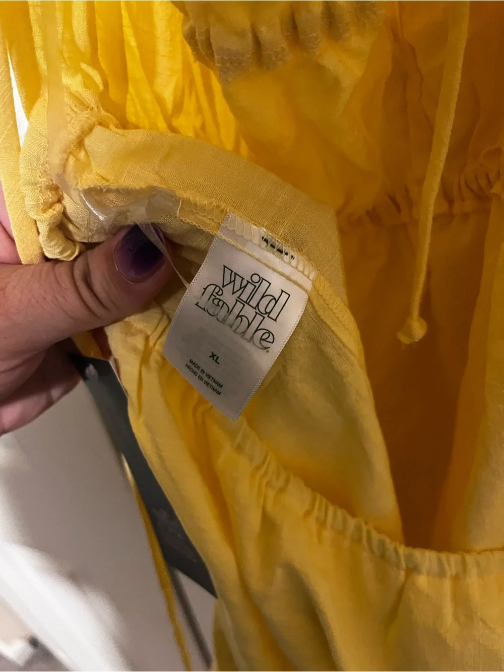 Yellow Halter Cover Up Dress - Women